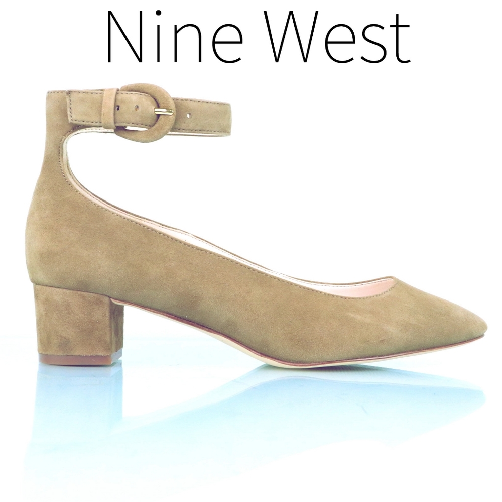 Nine West | Brianyah Suede Ankle Strap Pumps NWOT